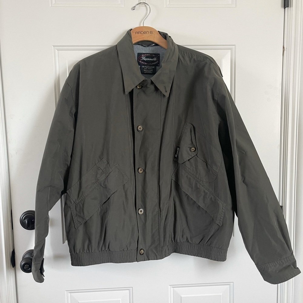 Faconnable Dark olive Bomber Jacket